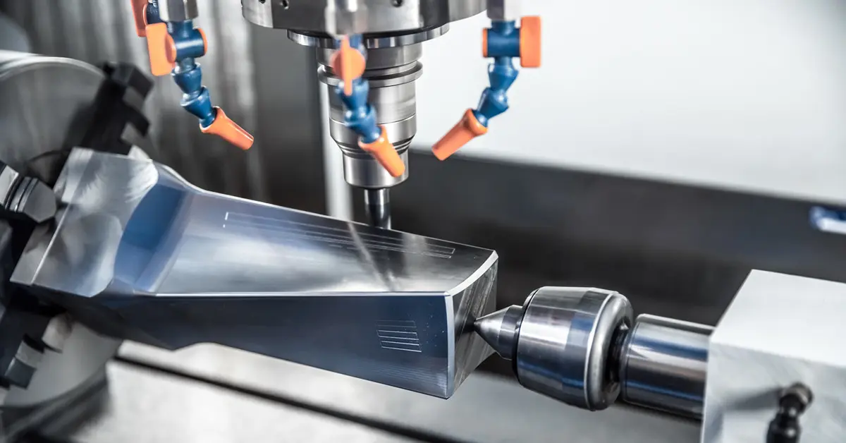 CNC torna makinesi detay görüntüsü
